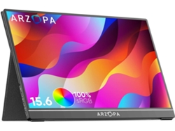Monitor Portátil Para Arzopa A1 Gamut De 15.6"" Fhd Ips Com Hdmi Usb-c Para Pc Mac Ps5 Switch