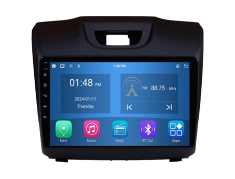 Autoradio 4GB RAM64GB ROM ROVERONE para Chevrolet S10 Isuzu DMAX 2013 2014 2015 CarPlay Android Coche Radio Bluetooth Navegación