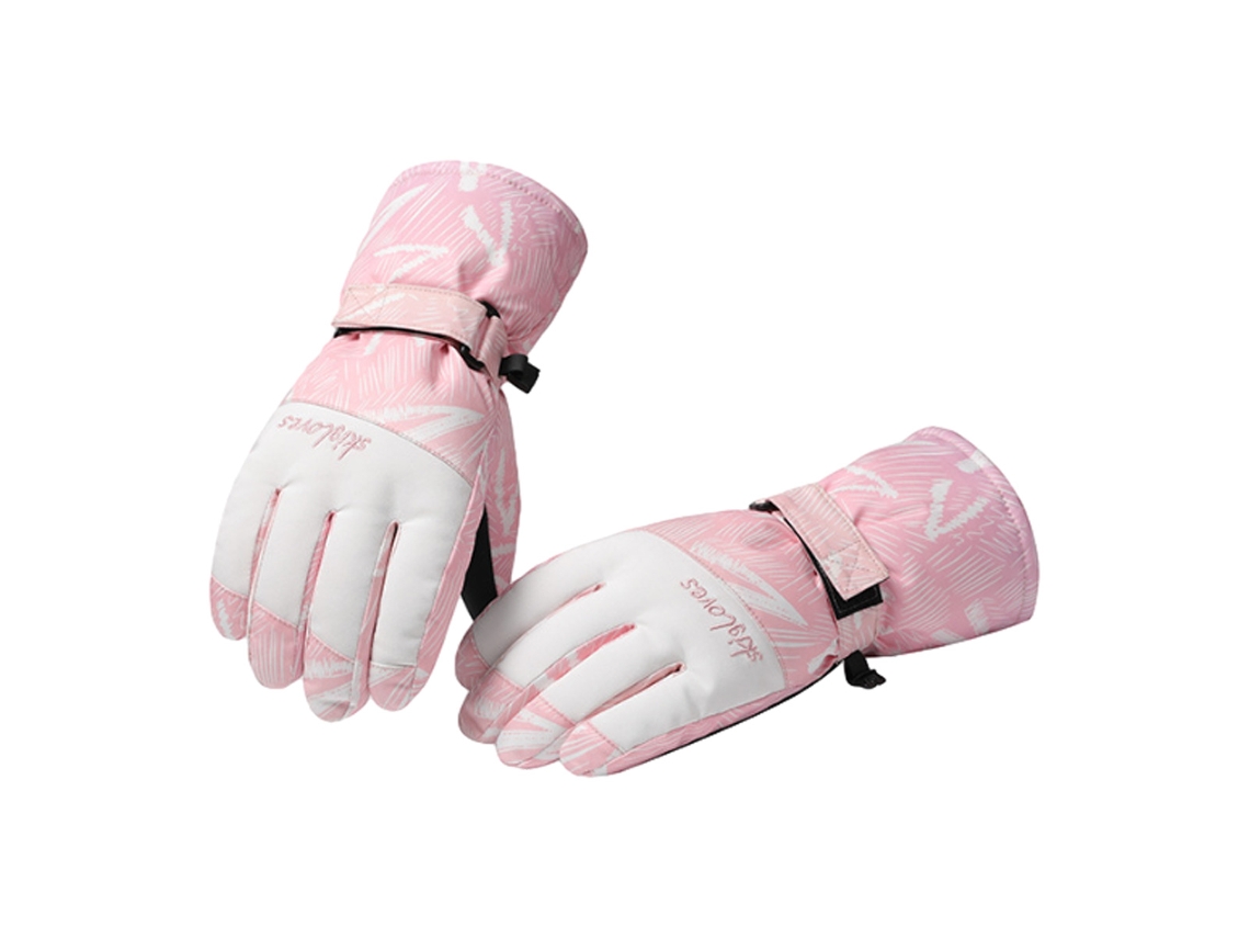 Guantes de esquí y nieve de invierno cálidos e impermeables con tacto sensible para hombres y mujeres