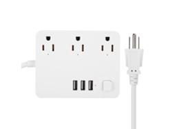 Enchufe Estadounidense Multifunción Blanco Con Temporizador De Cuenta Regresiva, Enchufe Inteligente Usb Wifi Para El
