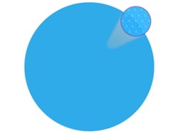 Cubierta De Piscina Pe Azul 210 Cm