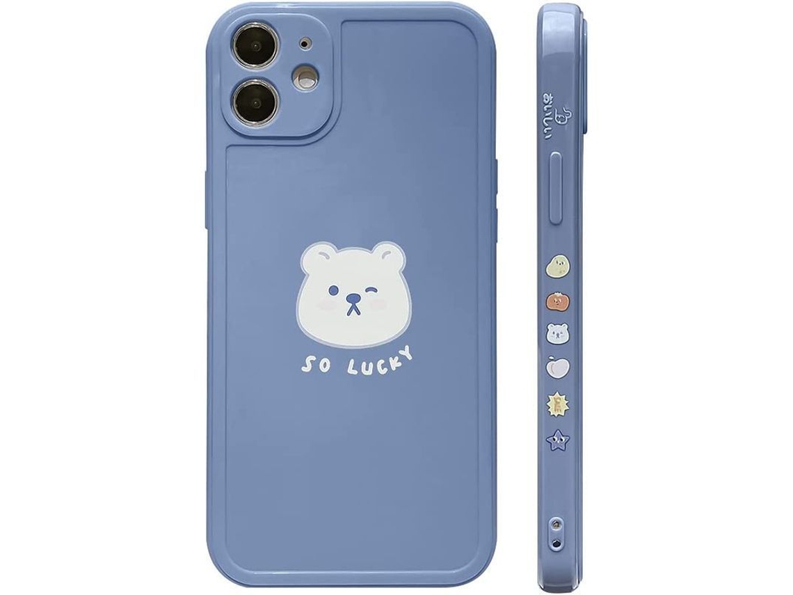 Bonita Funda Para Iphone 11 Con Diseño De Oso Pardo Pintado Y Mejillas De Oso: Moderna, Delgada, Suave Y Flexible, Ideal Para Mujeres Y Niñas.
