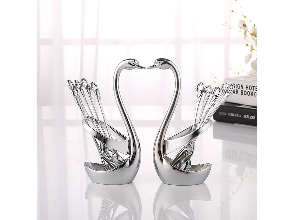 ¡ofertas Especiales! Tenedores De Acero Inoxidable, Cubiertos Con Forma De Cisne, Juegos De Tenedor Y Cuchara