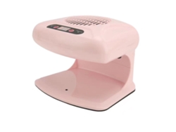 Secador de uñas Yunzii de 300 W con soplador de aire frío y caliente para esmalte de uñas rosa normal