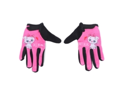Luvas de ciclismo infantis Bj com dedos completos, resistentes ao desgaste e respiráveis, para patinete e bicicleta, tamanhos G e GG.