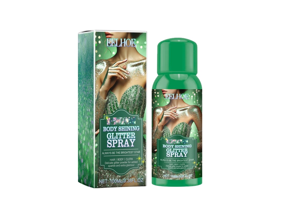 Spray de purpurina de alto brillo para fiestas en el escenario