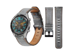 Correa Vintage Leather para Fossil gen 5 Gris