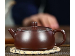 Tetera Tetera De Arcilla Púrpura Tetera Hecha A Mano Juego De Té Zisha Mineral Crudo Tetera De Barro Púrpura Sin Marca