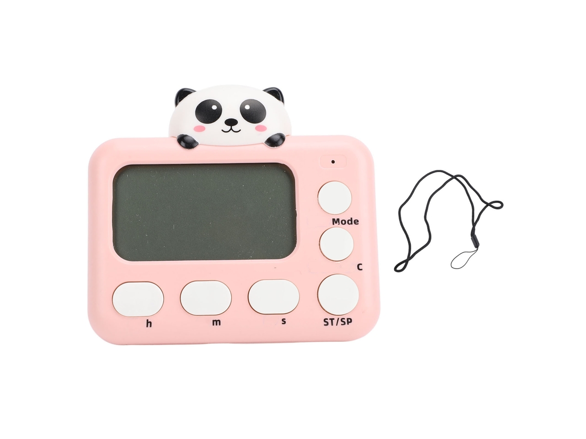 Temporizador Digital De Cocina Con Pantalla Lcd Portátil Multifuncional Cartoom Panda Para Cocina Y Estudio