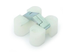 MEPA Kapa bisagra de mesa invisible acabado blanco