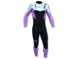 Fato Neoprene Manga Comprida Zip Tórax Surf Ultra Stretch Preto Lkynay