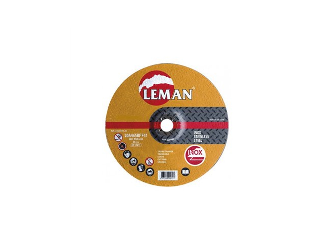 Disco De Corte Acero Inox 230x2mm 2302049.25 Leman