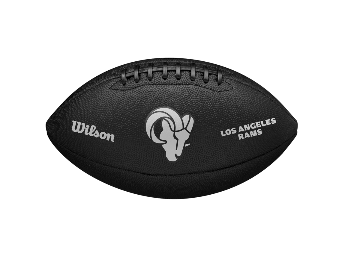 Wilson Nfl Team Metallic Premiere Los Angeles Rams Ball Wf4015819xb, Unisexo, Balones De Futbol Americano (negro - 9 Eu)