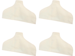 Juego 4 Fundas Antideslizantes Algodón Color Beige Perchas Estándar 41 21 Protección Acolchada Hombreras