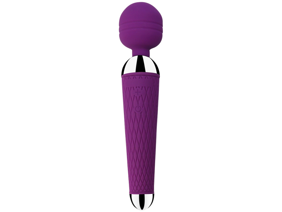 Vibrador de masaje de silicona de 10 frecuencias para mujer (púrpura oscuro) YIZHOOD