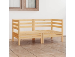 Sofá de jardín de 2 plazas DKD Home Decor en pino macizo
