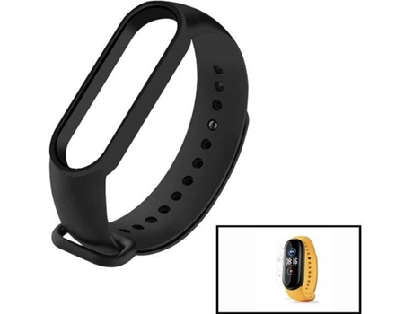Correa + Protector Hydrogel PHONECARE SmoothS Xiaomi Mi Band 6 / Mi Smart Band 6 Negro