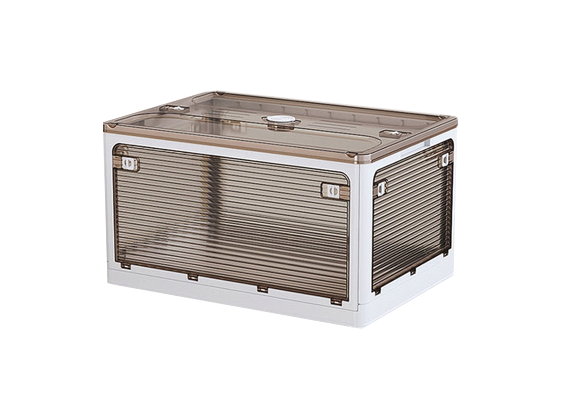 JOYBOS Caja de almacenamiento plegable 40 L multifuncional color blanco.