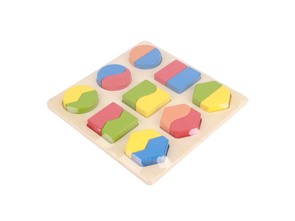 Juguete Educativo De Madera Con Formas Geométricas Para Bebés Y Niños En Edad Preescolar.