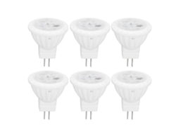 2026-bombillas Led Regulables Mr11 4w 360lm Con Base Cerámica Gu4 Para Pistas De Iluminación Paisajística 6pcs 110v