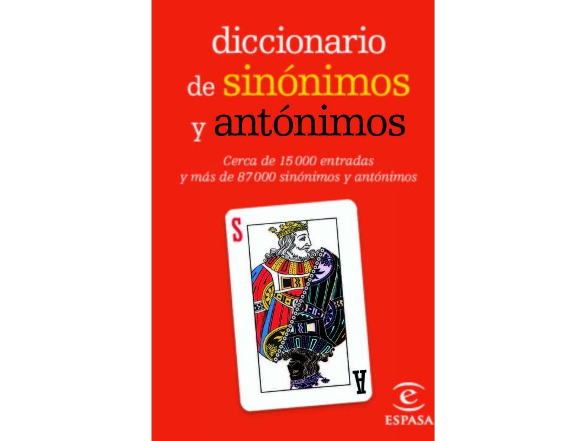 Libro Diccionario Mini De Sinónimos Y Antónimos de Espasa Calpe