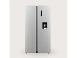 Refrigerador americano Evvo F90xe, 359 L x 203 L, acero inoxidable, dispensador de agua