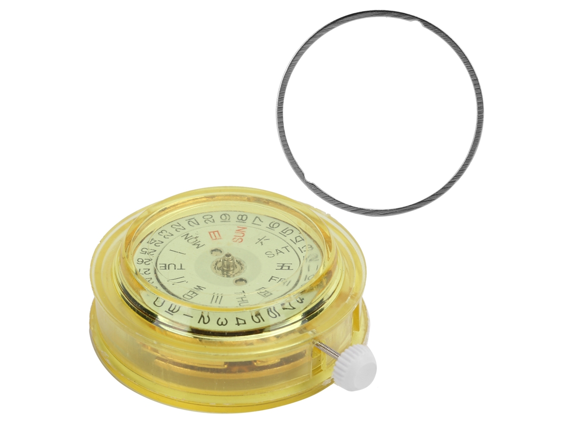 Mecanismo De Reloj 8205 Con Doble Calendario, 3 Agujas, Pieza De Reparación De Oro