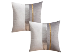 2 Fundas De Almohada De Terciopelo Con Costuras Para Sofá, Fundas De Cojín Sencillas Y A La Moda.