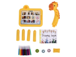 Mesa Proyector De Dibujo Educativo Para Niños Con Tablero De Pintura Led, Juguete Educativo Amarillo