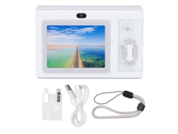 Cámara Digital Hd 1080p De 2,4 Pulgadas Con Doble Lente, Zoom 4x, Reproductor De Mp3 Y Luz De Relleno Blanca.