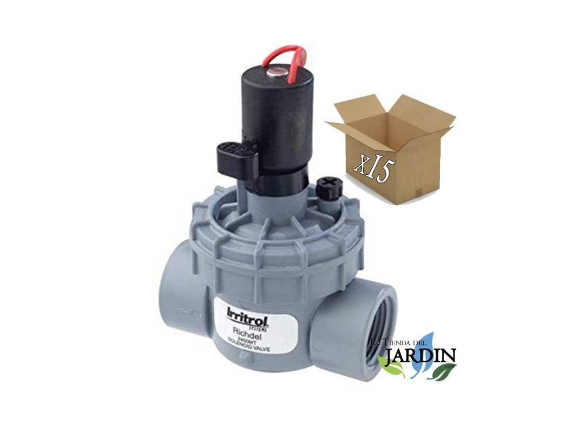 Electrovalvula de Riego 2400Mt 1'' 24V IRRITROL Pack 15 IRRITROL