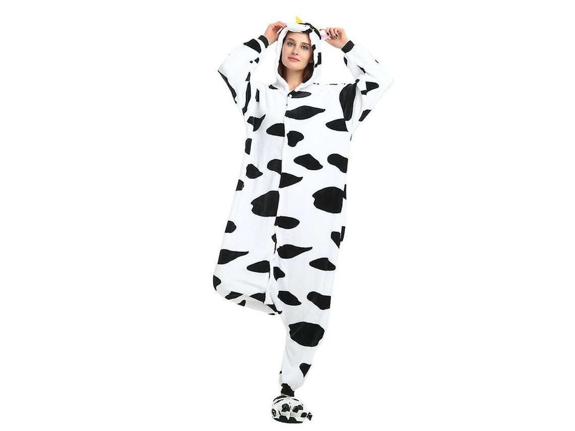 2026-traje De Pijama Animal Vaca Para Halloween Y Cosplay De Invierno