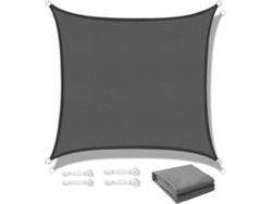 Vela De Sombra Rectangular Impermeable Resistente Uv, Protección