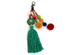 Colgantes Para Bolsos Con Borlas De Cuentas De Concha, Estilo Bohemio, Portátiles Y Ligeros.
