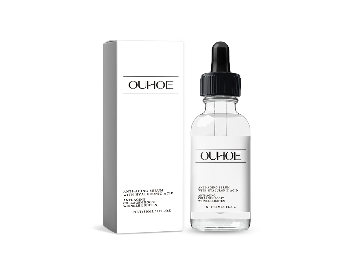 Sérum facial con péptidos para una piel radiante y sana.