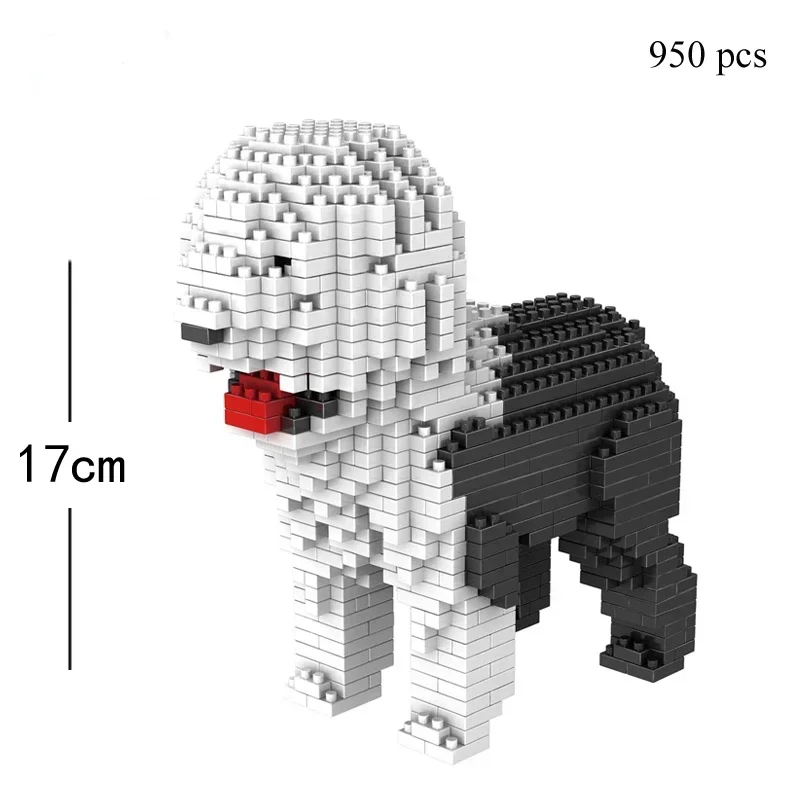 Juego De Bloques De Construcción De Juguete En Forma De Mini Perro, Adecuado Para Niños, Niñas Y Adultos Principiantes.