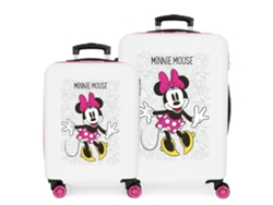 Conjunto de Maletas DISNEY Enjoy The Day (Blanco - 48 x 68 x 26 cm)