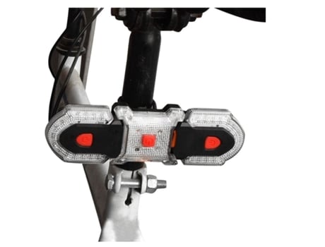 Luz de bicicleta Luz trasera de bicicleta USB Recargable Control remoto inalámbrico Luz de bicicleta Impermeable Negro-Negro ENZONS