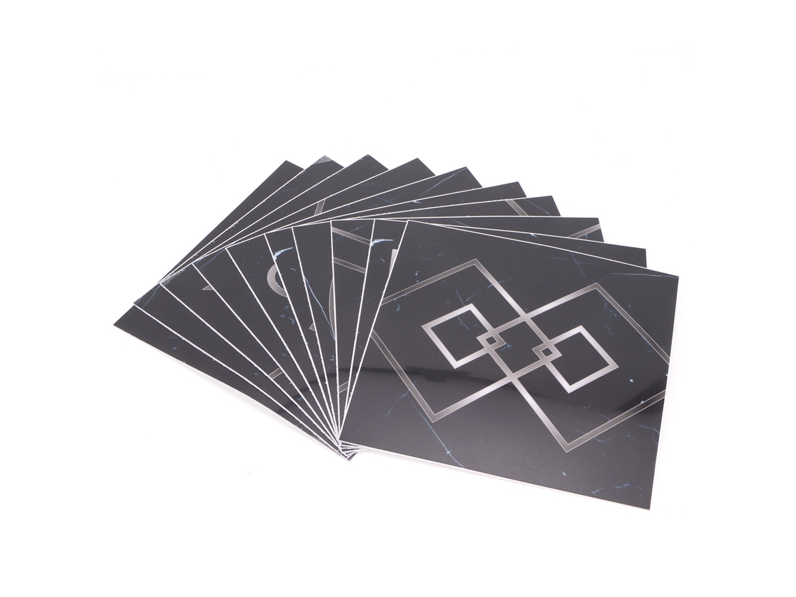 10 Pegatinas De Pared Autoadhesivas De Pvc Con Imitación De Azulejo Para Decoración Del Hogar, Cocina, Sala De Estar Y Espacios Comerciales.