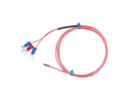 Veloriskku-sensor De Temperatura Pt100 Impermeável Sonda Termistor 3x20mm -50 A +300℃ (1m)