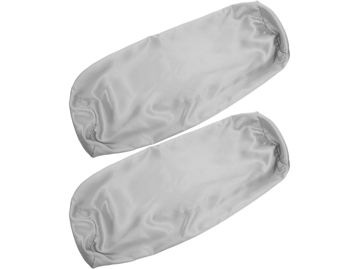 Juego De 2 Fundas Cilíndricas Transpirables De Seda Sintética Con Cremallera Para Almohadas Cervicales.