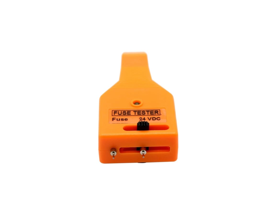 Testador De Fusíveis Automotivo Com Clipe Extrator E Luz Indicadora Laranja.