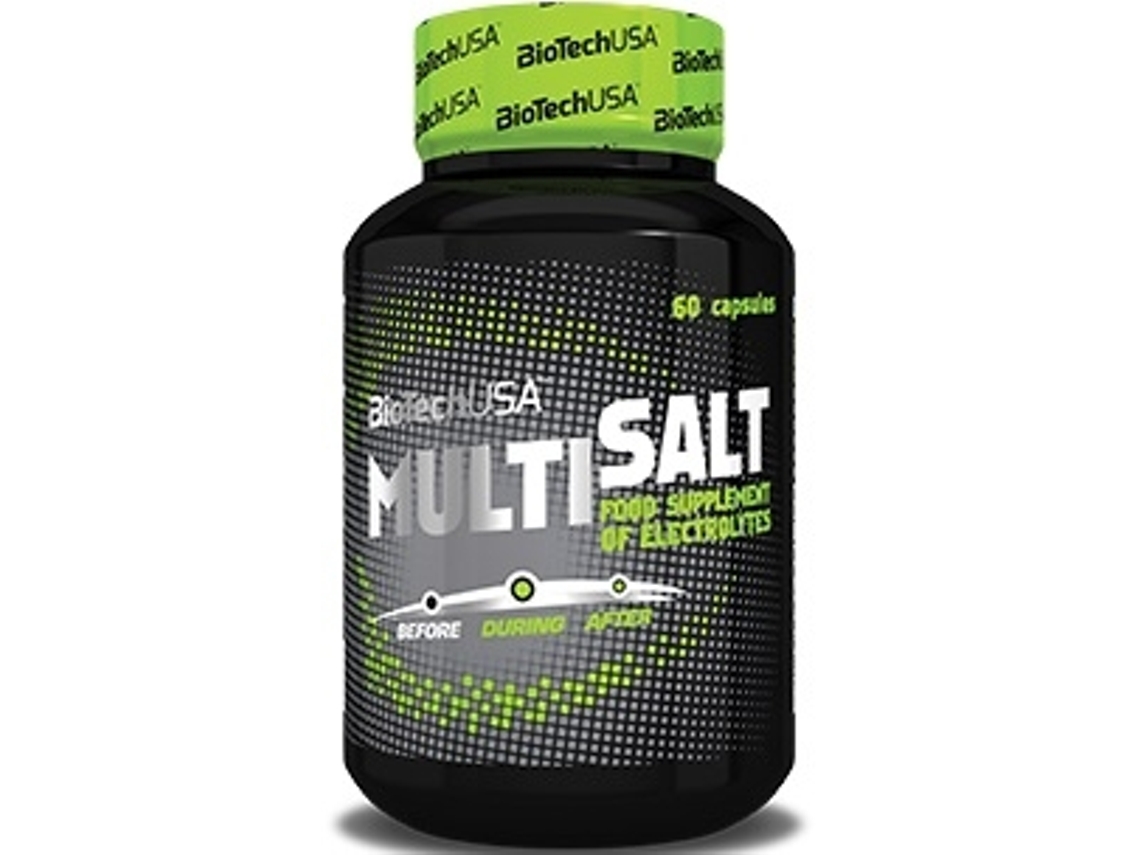 Complemento Alimentar BIOTECH USA Multisalt (60 Cápsulas)