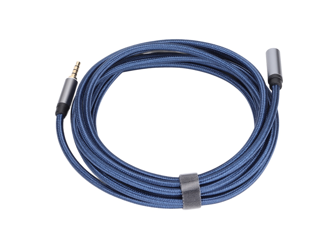 Cabo De Extensão De Áudio 3.5mm Macho Para Fêmea Stereo Com Fidelidade Para Pc Laptop Fones De Ouvido 3m