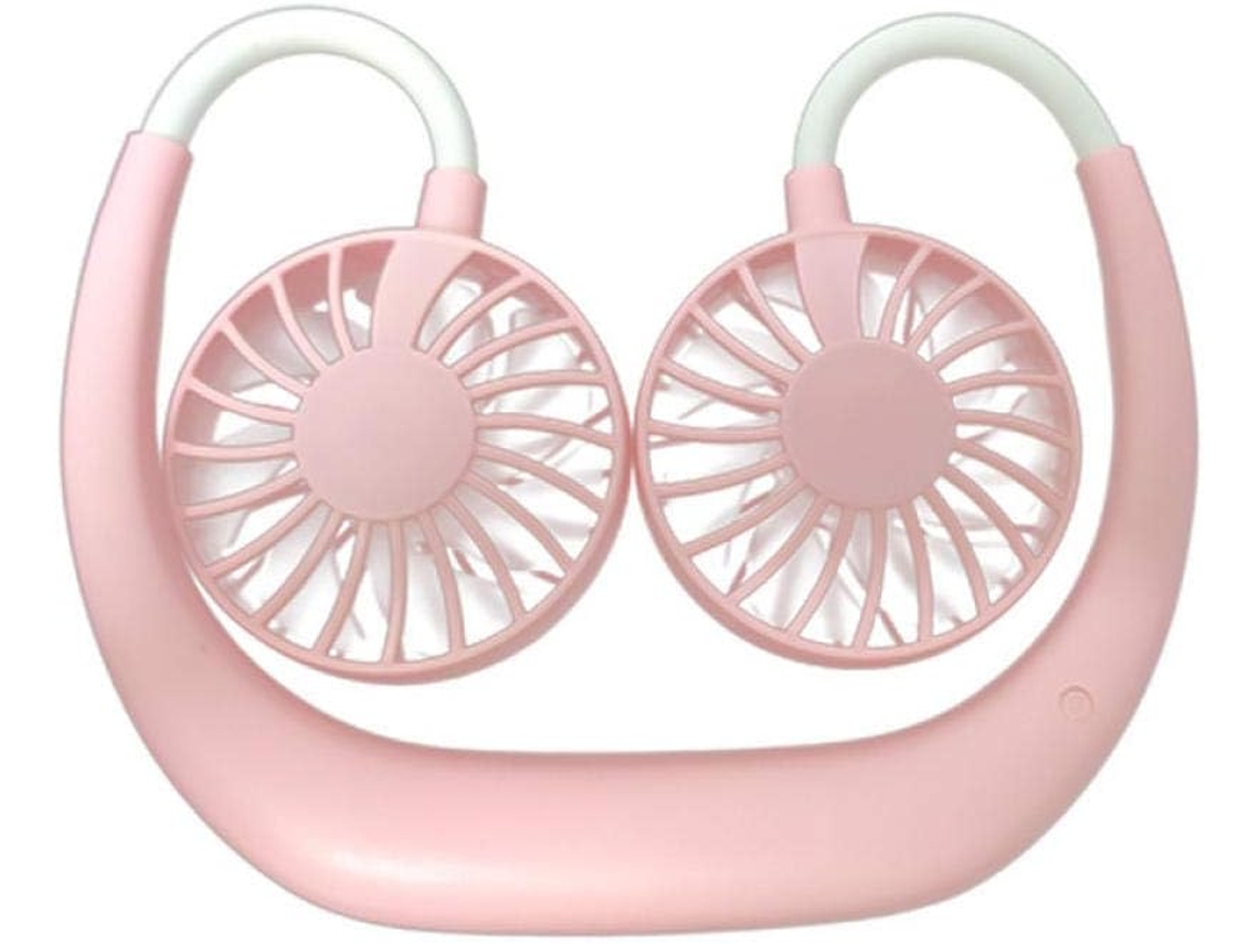 Mini Ventilador Portátil Para Colgar En El Cuello Mini Deportivo Creativo Carga Usb Pequeño -