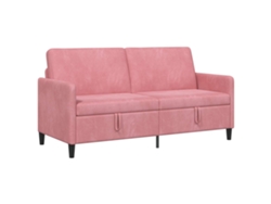 Sofá Con Almacenamiento Rosa 172 X 78 X 87 Cm Poliéster