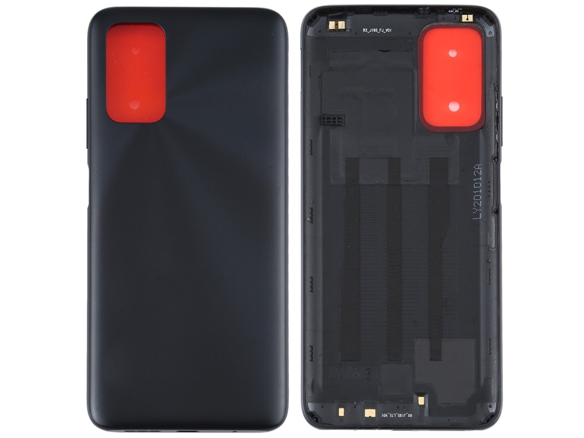 Tapa De La Bateria Para Xiaomi Redmi 9t Trasera Repuesto Gris Carbono Negro