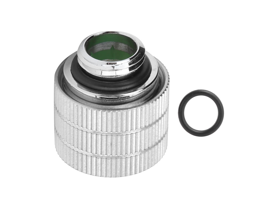 Accesorios De Tubería Rígida Fast Twist Quick Screw Para Refrigeración De Agua De Computadora G1/4 Plata