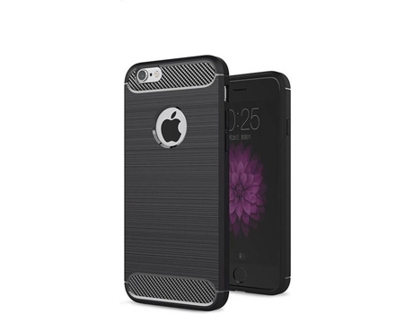 Carcasa iPhone 6 « 6s Multi4you Gel TPU Carbono Negro