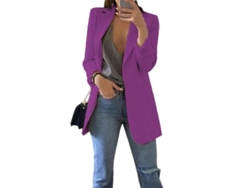 2026-traje Casual Elegante Mujer Otoño Invierno Cardigan Con Bolsillo Manga Larga Slim Para Trabajo Y Commute